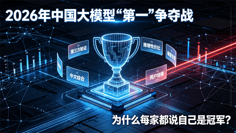 2026年中国大模型“第一”争夺战:为什么每家都说自己是冠军? 2026年中国大模型“第一”争夺战:为什么每家都说自己是冠军?
