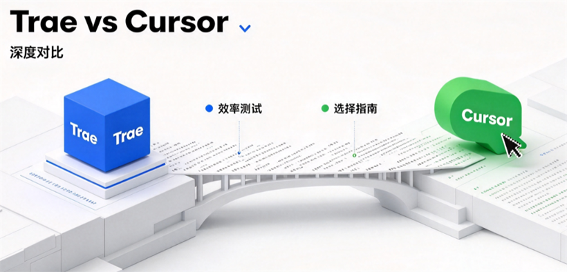 用了30天Trae和Cursor之后，我把对比写成了这篇实测记录配图